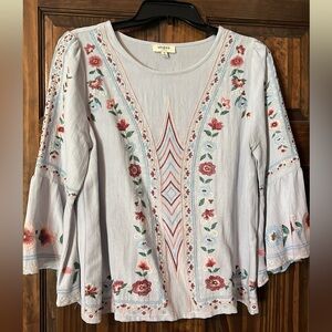 Umgee embroidered blouse